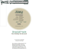 Tablet Screenshot of closerange.com